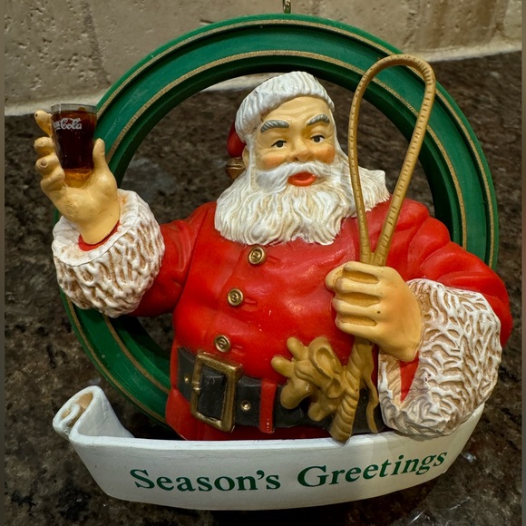 Vintage 1934 Coca Cola Collectable Santa Claus Ornament - Picture 3 of 6